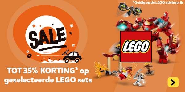 Tot 35% korting op geselecteerde LEGO sets