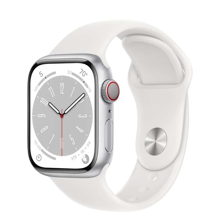 Apple Watch Series 8 (Aluminium, GPS + 4G, 41/45mm)