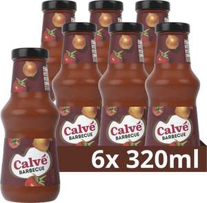 Calvé Barbecue Saus - 6 x 320 ml - Voordeelverpakking