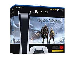 Playstation 5 (PS5) Digital Edition & Disc • God of War Ragnarök Bundle (Voucher) • Prime-leden Amazon DE