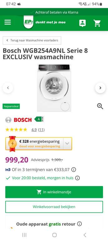Bosch-wgb254a9nl-serie-8-exclusiv wasmachine 10 kg Home Connect en I-Dos