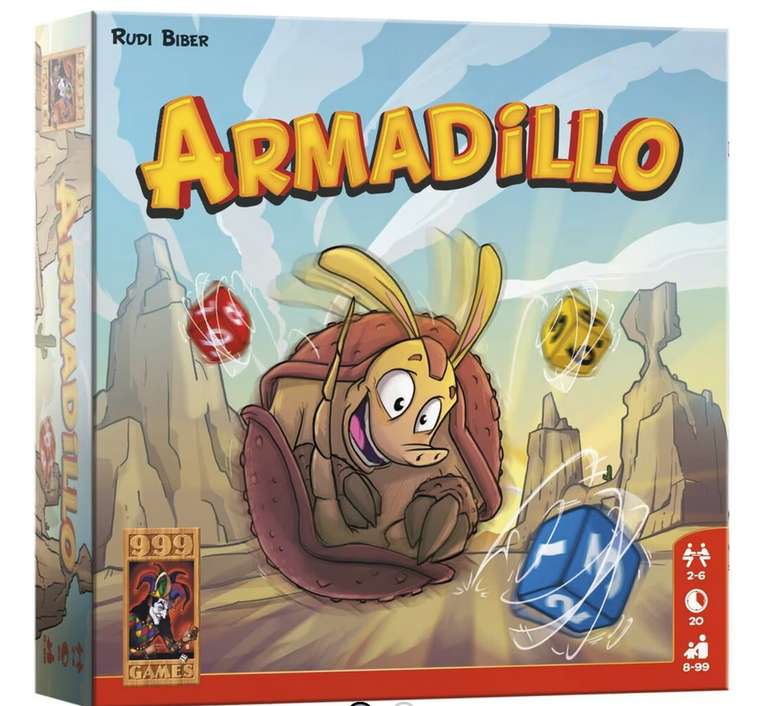 Armadillo Dobbelspel/kaartspel van 999 Games