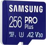 Samsung Pro Plus microSD (2023) 256GB Geheugenkaart + SD Adapter