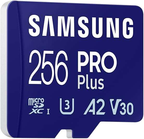 Samsung Pro Plus microSD (2023) 256GB Geheugenkaart + SD Adapter