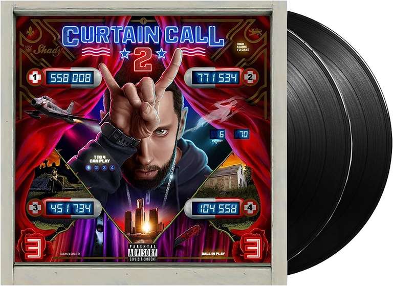 Curtain Call 2 Double vinyl Eminem (Artiest) Indeling: Lp/Vinyl