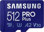 Samsung PRO Plus MicroSDXC 512GB Geheugenkaart