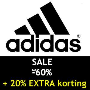 SALE tot -60% + 15% extra @ adidas
