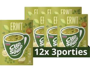 Unox Cup a Soup voordeelpak (12x3 stuks) erwt/champignon crème