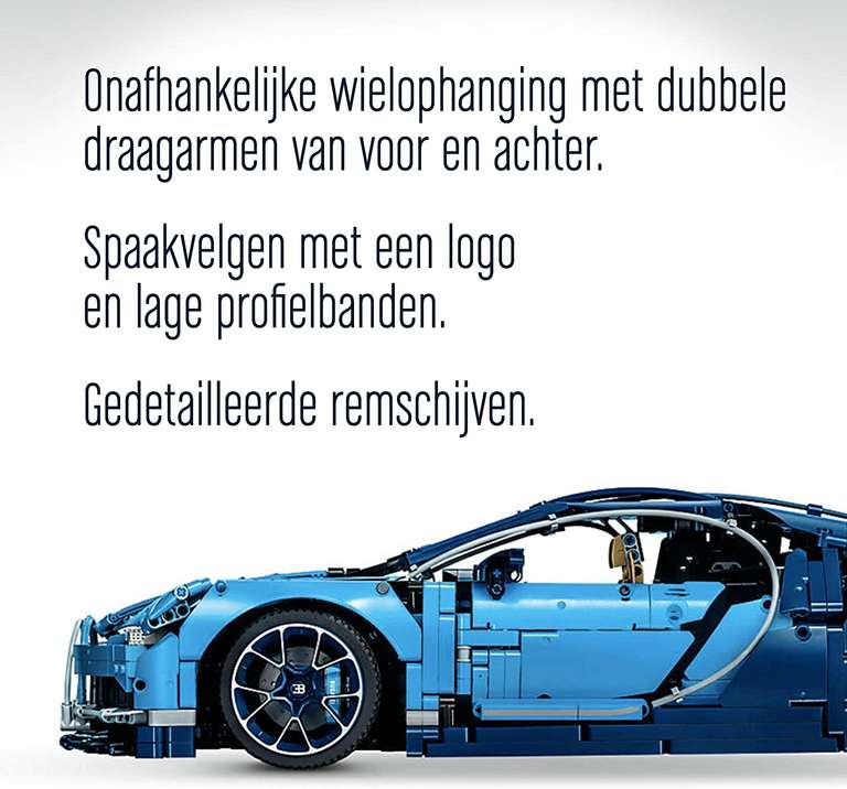 LEGO 42083 Technic Bugatti Chiron @Amazon.nl