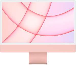 2021 Apple iMac (24-inch, Apple M1‑chip met 8‑core CPU en 8‑core GPU, Vier poorten, 8 GB RAM, 256 GB) - roze