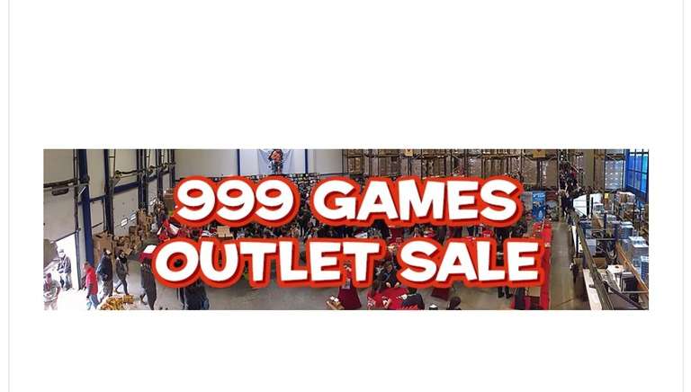 999 Games - Outlet Sale - 29 mei