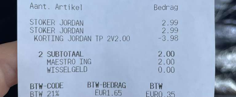 Kruidvat - jordan 2 producten voor €2