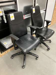 [Lokaal] IKEA Groningen gebruikte zwart lederen bureaustoelen voor €5