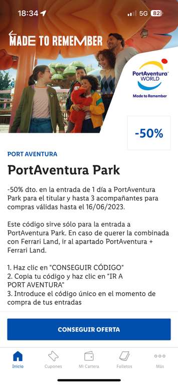50% korting Port Aventura pretpark + Ferrari World