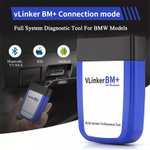 vLinker BM+ OBD2 Bluetooth scanner: uitlezen/coderen van o.a. BMW en MINI (zie omschrijving)