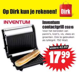 Inventum Contactgrill CG616 @ Dirk