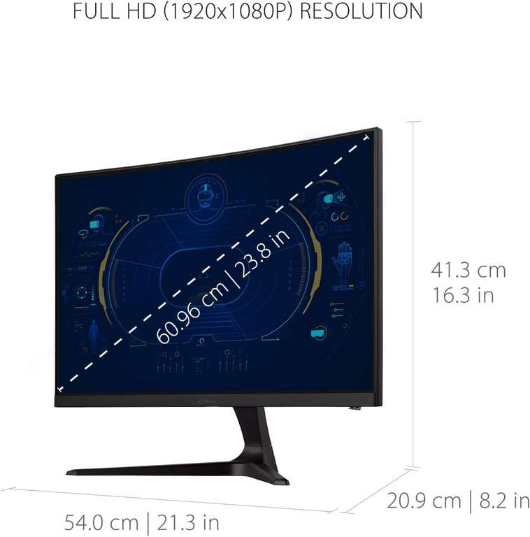 ViewSonic VX2418C gaminig monitor [24'' / Full HD / 165Hz] voor €129 @ Amazon NL