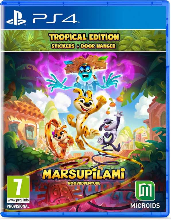 Marsupilami: Hoobadventure - Tropical Edition voor PlayStation 4