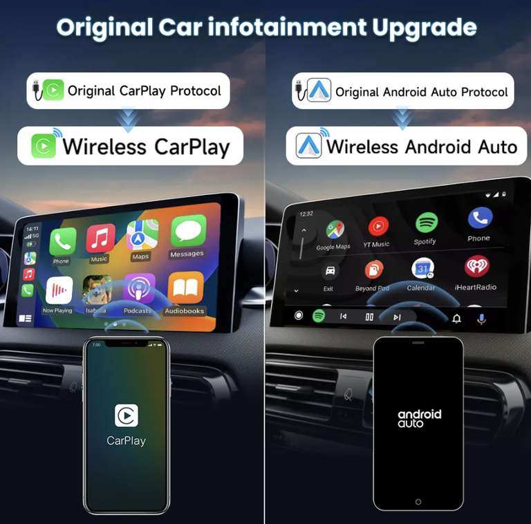 Carlinkit 5.0 CarPlay draadloze adapter voor CarPlay/Android @Aliexpress