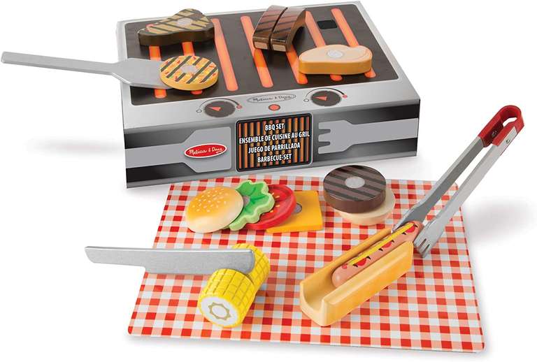 Melissa & Doug speelgoed barbecue set 20-delig voor €7,95 (+ andere Melissa & Doug deals) @ Amazon.nl