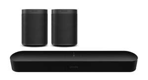 Sonos Beam (Gen 2) + 2x Sonos One SL