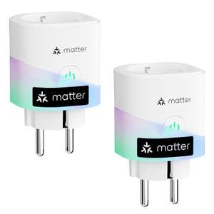 Meross Smart Wi-Fi Matter Plug (2-pack) voor €22,19 @ Amazon NL