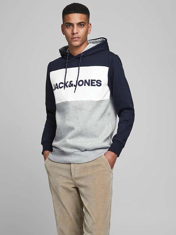 Jack & Jones Colourblocking Logo hoodie voor €11,95 @ Amazon.nl