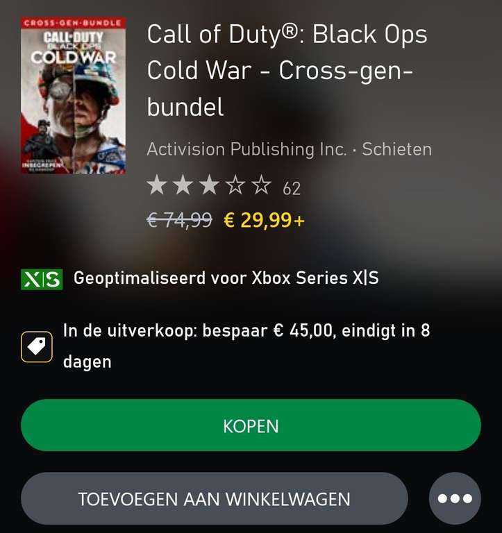 Call of Duty: Black Ops Cold War - Cross-gen-bundel
