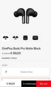 Oneplus sale in App Oneplus Buds Pro voor €89,-