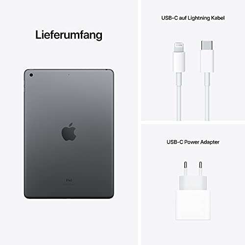 2021 Apple iPad (10,2", Wi-Fi, 64 GB) - Space Grey (9th Generation) - 327€