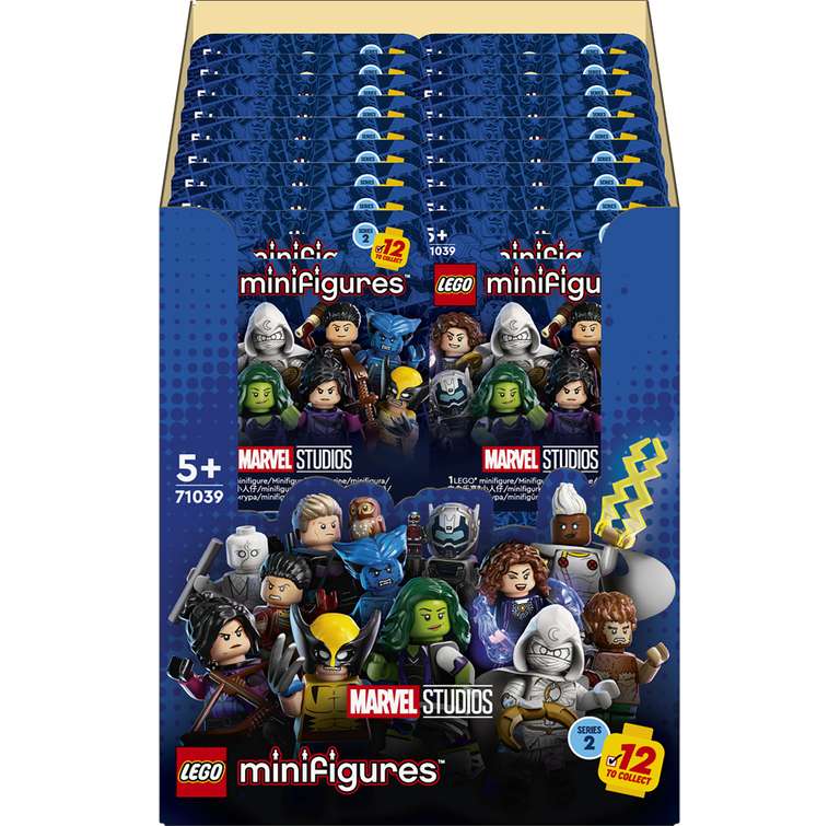 Lego 71039 Marvel CMF series 2 volledige box (36 stuks, 3.06 per minifiguur))