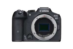 Canon EOS R7 Mirrorless Camera | 4K/30p up to 15 B/s | WiFi | Dual Pixel CMOS AF II Focus System
