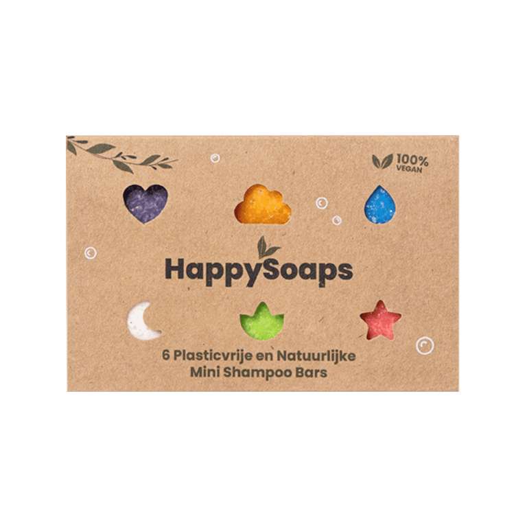 Happy soaps shampoo 6 mini's