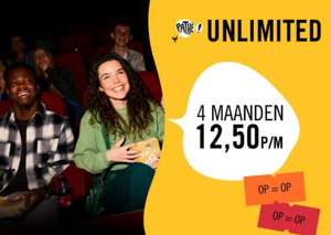 Pathé Unlimited Abonnement (4 maanden) €50,00 + 500 pnt@ingwinkel