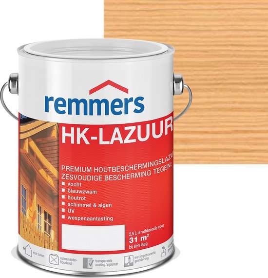 Remmers HK-Lazuur kleurloos 2,5 liter beits