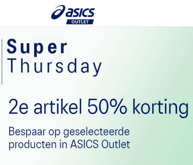 Super Thursday: 2e artikel 50% korting (400+ items)