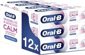 Oral-B Original Calm Sensitivity & Gum Tandpasta, 12 stuks (12 x 75 ml) 55 cent per tube