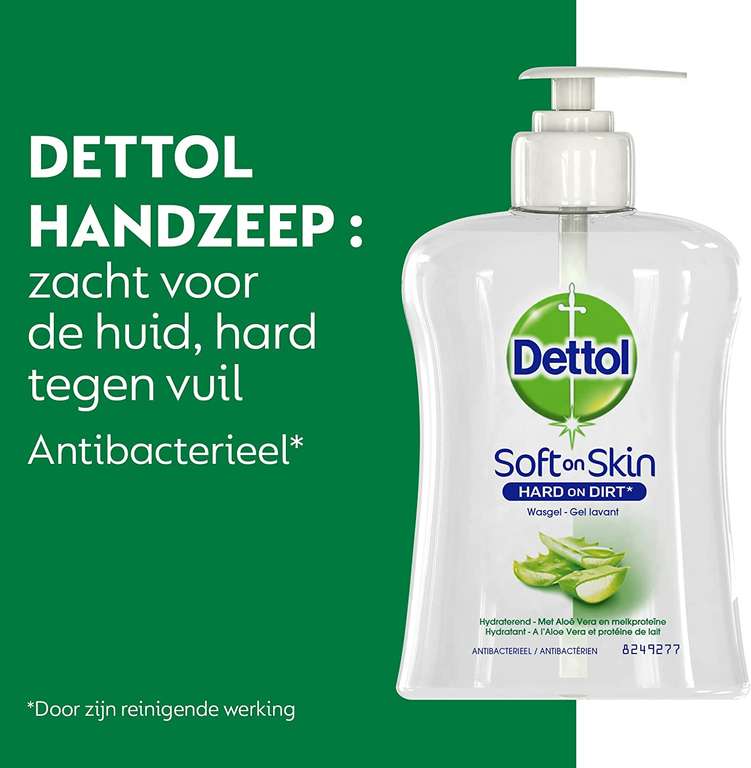 Dettol Handzeep - Verzachtend - Aloë Vera 6 x 250 ml