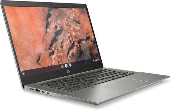 HP Chromebook x360 14a blauw grijs en wit - 14" + 1 jaar gratis Norton antivirus (t.w.v. €70,-)