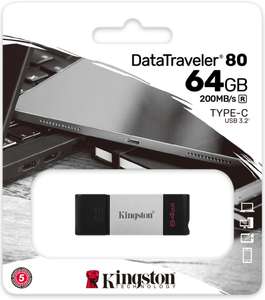 Kingston DT80 USB-C Stick 64GB incl. gratis bezorgen.