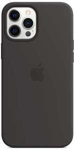 Apple Siliconenhoesje met MagSafe (voor iPhone 12 Pro Max) - Zwart