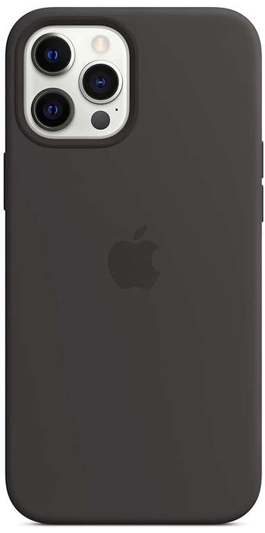 Apple Siliconenhoesje met MagSafe (voor iPhone 12 Pro Max) - Zwart