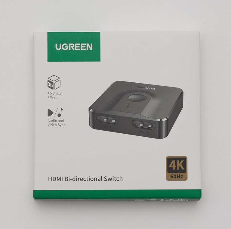 Ugreen HDMI 2.0 4K@60Hz Bidirectionele Swtich