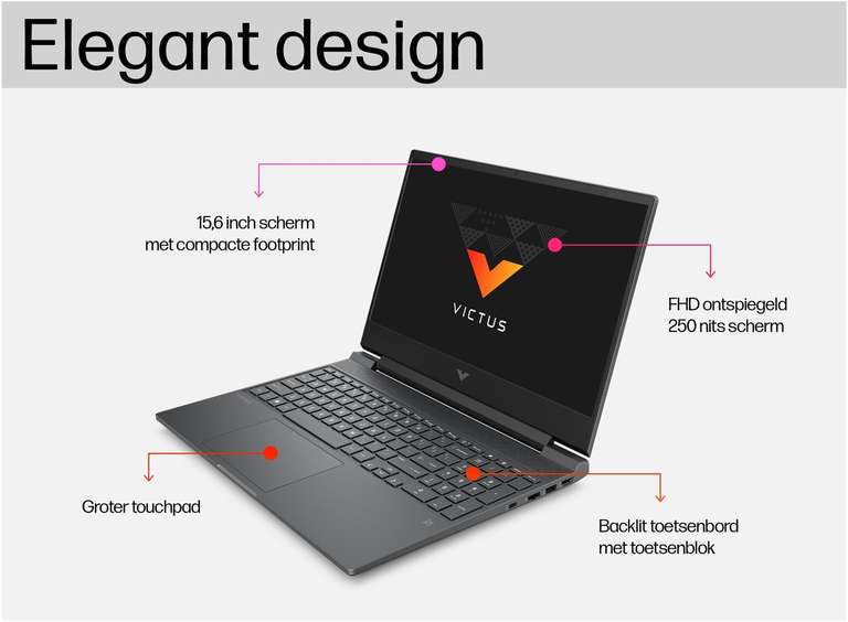 HP VICTUS 15-fb0100nd laptop voor €889,11 @ HP