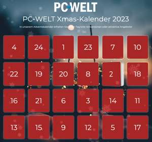 PCWELT Adventskalender met gratis software