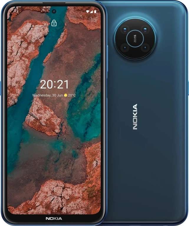 Nokia X20 8GB/128GB Smartphone Blauw