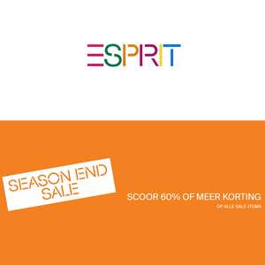 Esprit: alle sale minstens 60% korting + 20% extra (code)