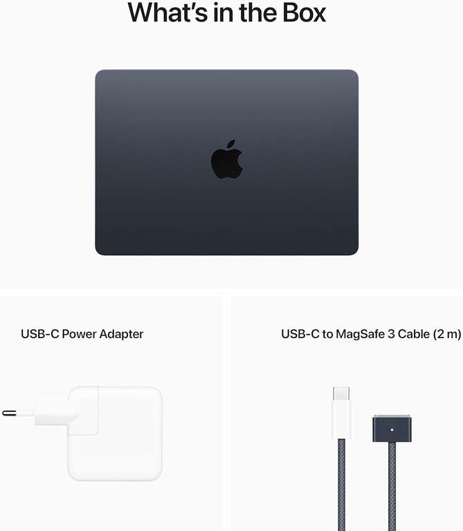 Apple MacBook Air 2022 M2 8-core, 16GB/256GB – Middernacht bij