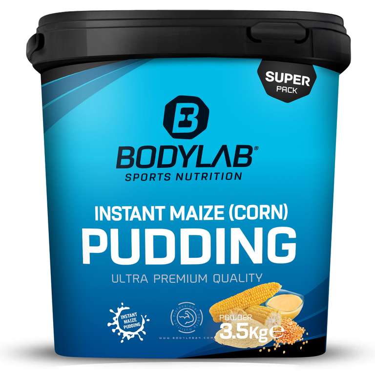 Bodylab Instant Maize (corn) Pudding (3500g) voor €14,99 @ Bodylab