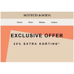 Sale + 20% extra korting + 10% extra (code)